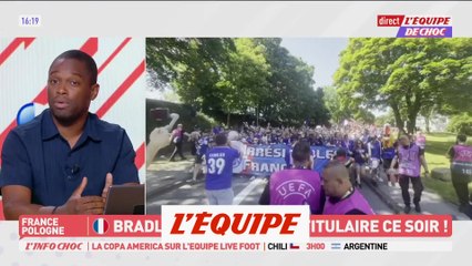 Download Video: Les Bleus avec Barcola et sans Griezmann face à la Pologne - Foot - Euro 2024