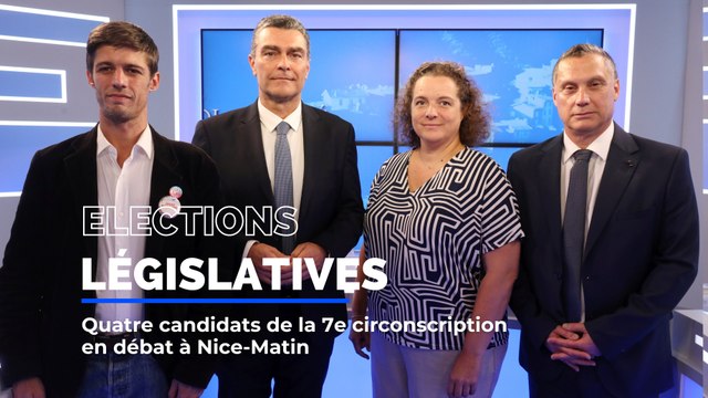 Elections législatives: quatre candidats de la 7e circonscription en débat à Nice-Matin