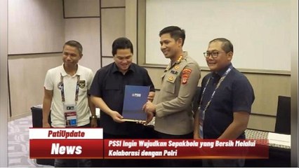 Dukung Kemajuan Sepakbola Indonesia, PSSI Kolaborasi dengan Polri