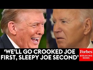 WATCH: Trump Conducts Live Poll With Audience To See Which Joe Biden Nickname They Prefer