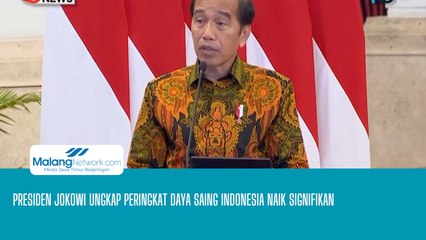 Presiden Jokowi Ungkap Peringkat Daya Saing Indonesia Naik Signifikan