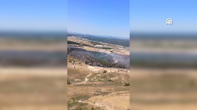 Ayvalık'ta çöp depolama alanında çıkan yangın kontrol altına alındı