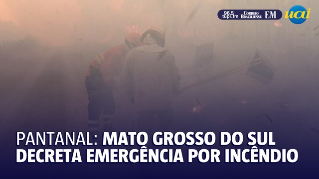 Mato Grosso do Sul decreta estado de emergência por incêndios no Pantanal