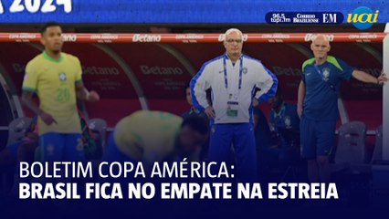 Brasil empata com Costa Rica na estreia da Copa América