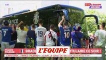 Les Bleus quittent leur hôtel en direction du stade - Foot - Euro 2024