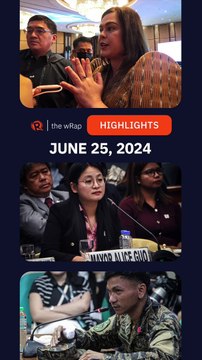 Today’s headlines: Dutertes to run for Senate, Alice Guo, West Philippine Sea | The wRap | June 25, 2024