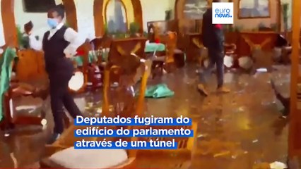 Quénia: parte do parlamento em chamas após invasão de manifestantes