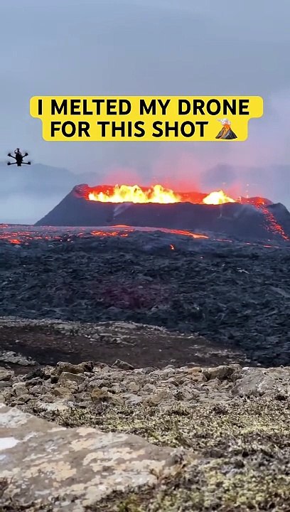 Drone vs volcano -- _fpv _volcano _iceland(720P_HD)