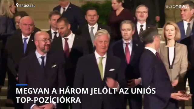 Megegyeztek a pártcsaládok delegációi: Von der Leyen, Costa és Kallas ülhet az uniós csúcspozíciókba