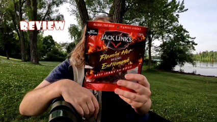 New Jack Link's flamin hot original beef jerky Review