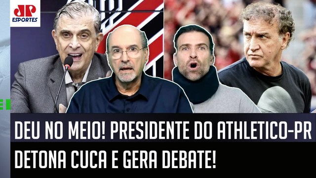OLHA ISSO! O Petraglia CHUTOU O BALDE contra o Cuca! E pra mim... POLÊMICA no Athletico-PR!