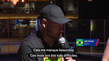 Brésil - Neymar : "Tout ce que je veux, c'est rejouer au football"