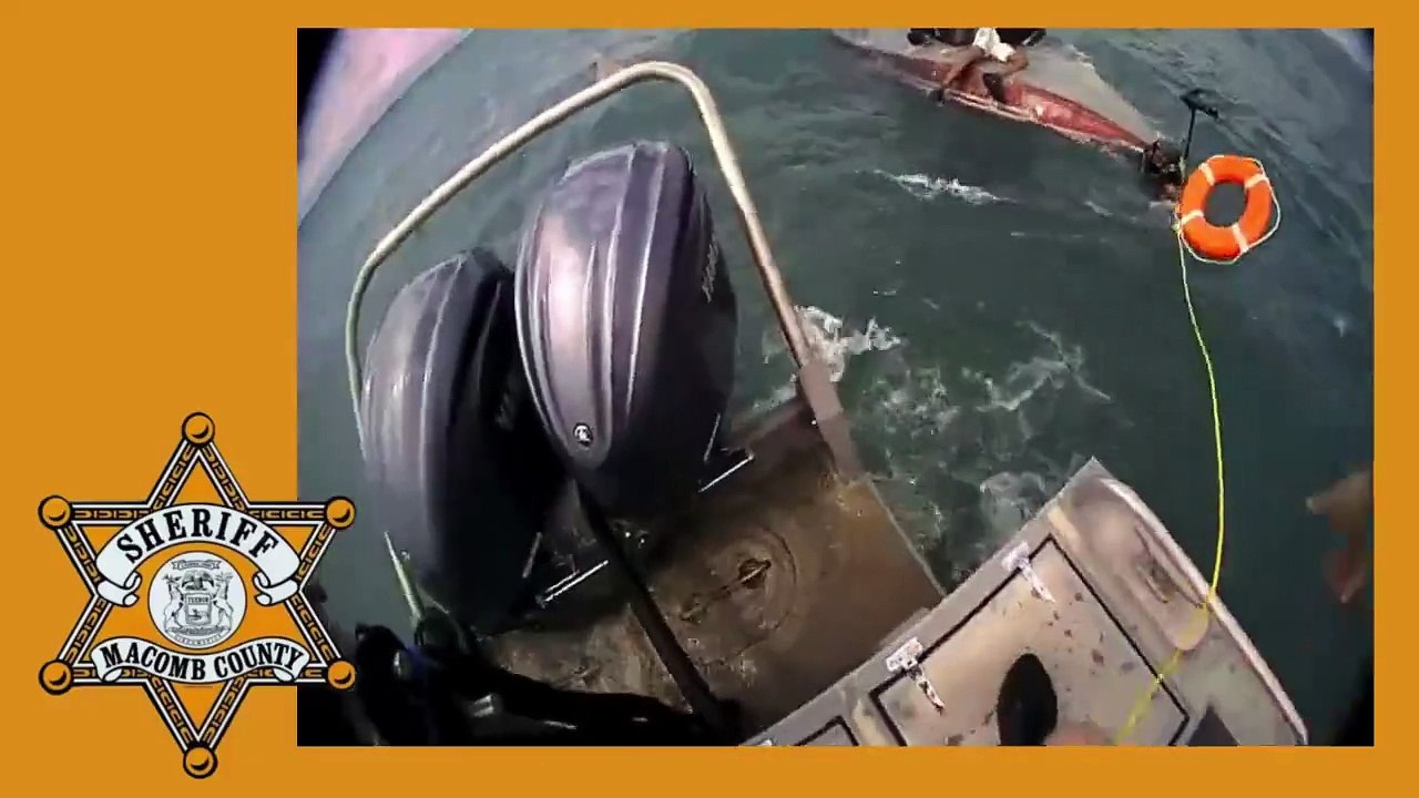 Boaters rescued after vessel capsizes on Lake St. Clair