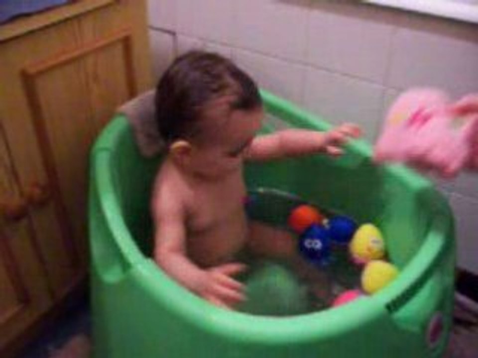 dans le bain