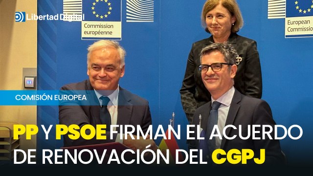 Bolaños y Pons firman el acuerdo de renovación del CGPJ