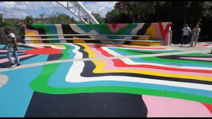 Arte e sostenibilità a metro Garbatella con l'opera di Michela Picchi