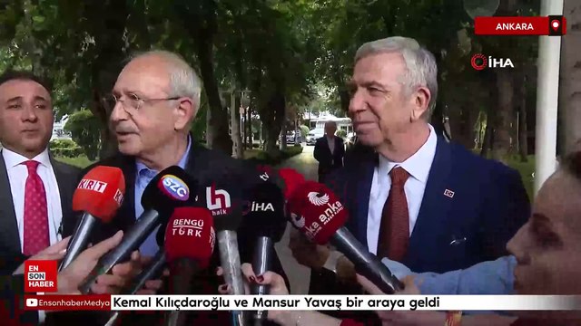 Kemal Kılıçdaroğlu ve Mansur Yavaş bir araya geldi