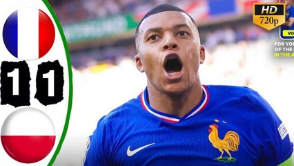 France vs Poland (1-1) Full Match Highlights UEFA EURO 2024 HD
