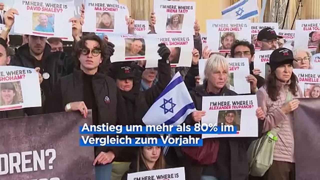 Starker Anstieg antisemitischer Vorfälle in 2023