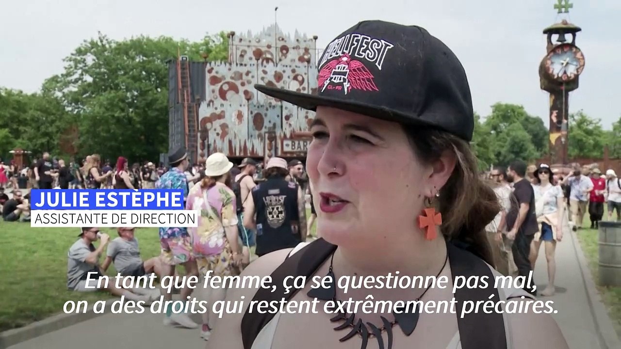 Au Hellfest, avant les élections, metal et politique s'entremêlent