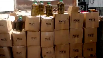 Tekirdağ'da 11 bin 327 litre sahte zeytinyağı ele geçirildi
