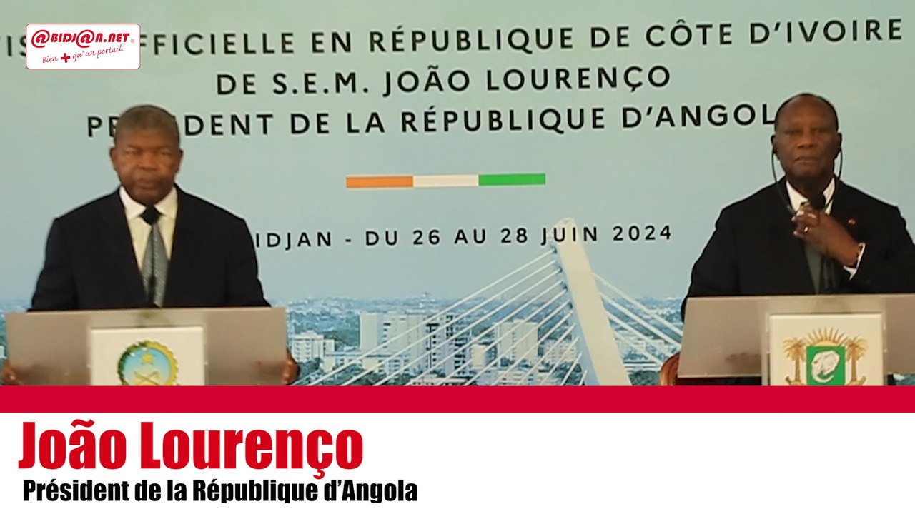 Diplomatie/ Signatures d’accords bilatéraux entre la république de Côte d’Ivoire et la République d’Angola