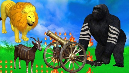 Lion And a Goat True Friendship Story | Animals stories in English