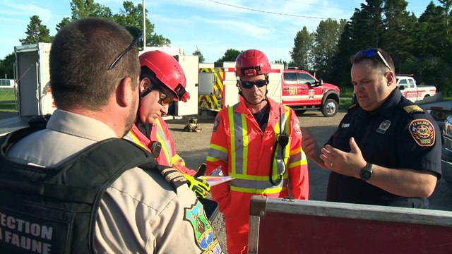 CH 25 Juin TOPO Exercice de sauvetage en foret Charlevoix-Est