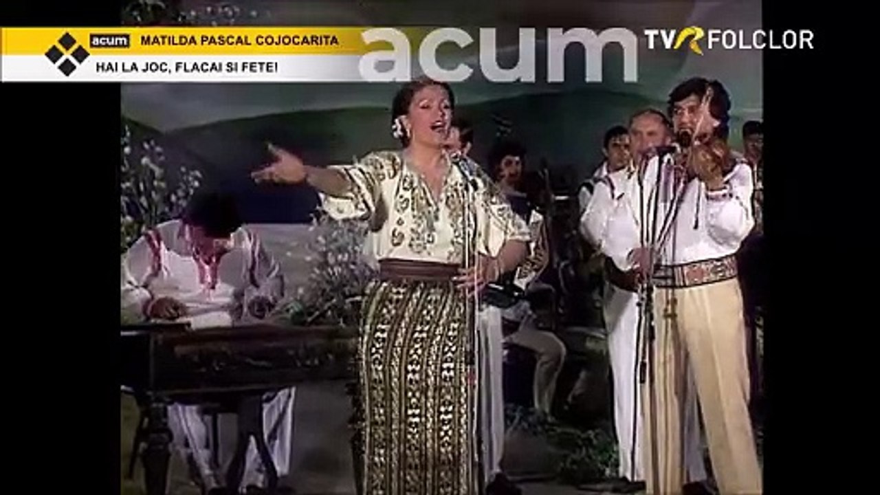 Matilda Pascal Cojocarita - Hai la joc, flacai si fete (arhiva TVR)