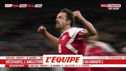 Les Danois devancent la Slovénie grâce au 8e critère  - Foot - Euro 2024 - Danemark