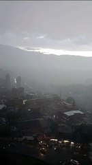 Fuertes lluvias en el norte de Medellín