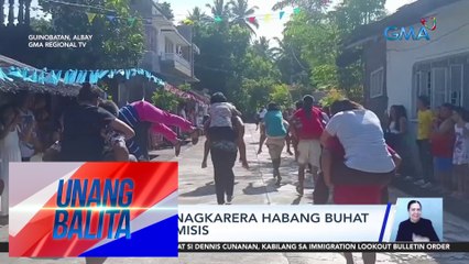 9 na pares, nagkarera habang buhat ni mister si misis | Unang Balita