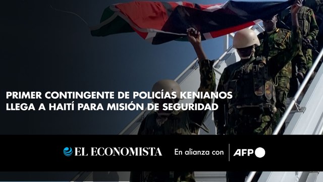 Primer contingente de policías kenianos llega a Haití para misión de seguridad