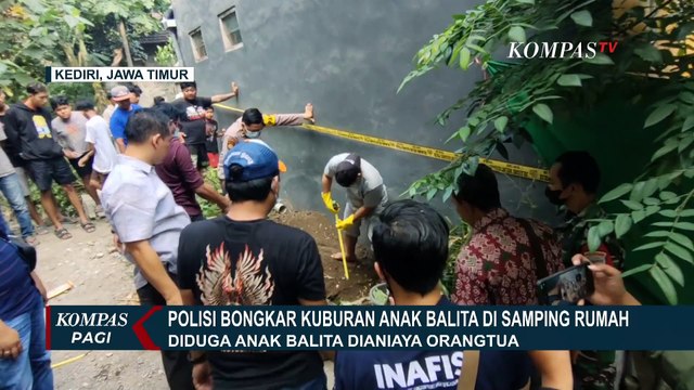 Polisi Bongkar Kuburan Balita di Samping Rumah, Diduga Korban Penganiayaan Orang Tua