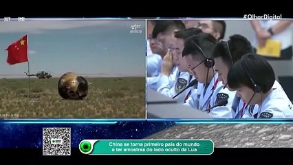China se torna primeiro país do mundo a ter amostras do lado oculto da Lua