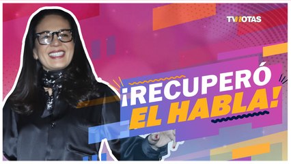 ¡Yolanda Andrade recuperó el habla!