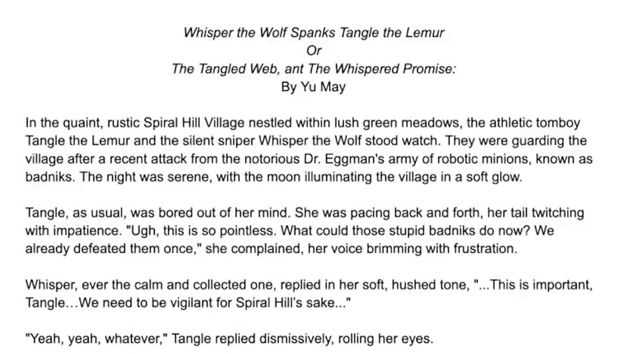 Whisper Spanks Tangle