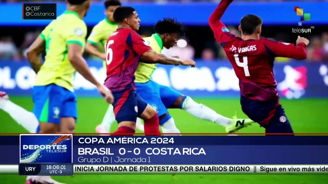 Continúan las acciones de la Copa América 2024 DEPORTES TELESUR 25-06-2024