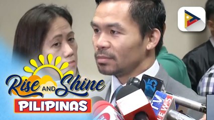 Dating Sen. Pacquiao, ikinokonsidera ang muling pagtakbo sa pagkasenador sa 2025 elections