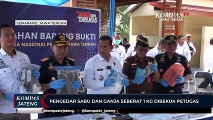 Pengedar Sabu dan Ganja Seberat 1 Kg Dibekuk Petugas