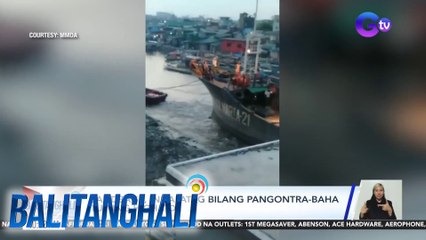 Sandbags, inilatag bilang pangontra-baha tuwing high tide | Balitanghali