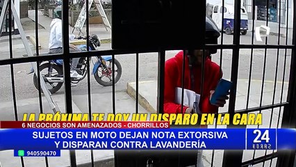 Extorsión en Chorrillos: extranjero estaría detrás de amenazas a dueños de lavanderías