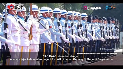 Kasau Marsekal M. Tonny Harjono Terima Kunjungan Kehormatan Caf Raaf Di Mabesau