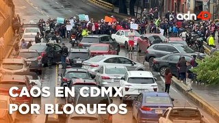 Por 8 horas, trabajadores de limpia colapsan importantes avenidad de la Ciudad de México