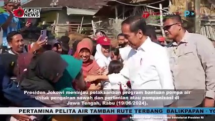 Antisipasi Kekeringan Panjang, Presiden Jokowi Tinjau Pompanisasi di Kabupaten Semarang