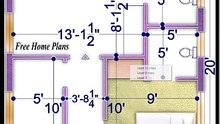 20x20 Home Plan 401