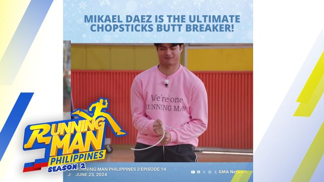 Running Man Philippines 2: Mikael Daez is the ULTIMATE CHOPSTICKS BUTT BREAKER (Episode 14)