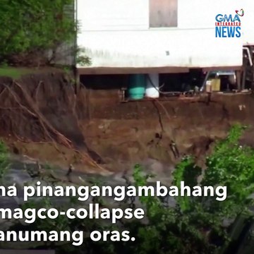 Dam, pinangangambahang mag-collapse | GMA Integrated Newsfeed