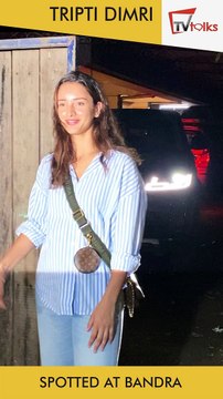 Tripti dimri spotted at bandra #bollywood #entertainment