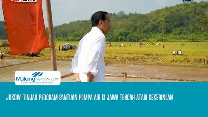 Presiden Jokowi Mengunjungi Daerah Jawa Tengah Untuk Meninjau Program Bantuan Air Atasi Kekeringan